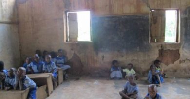 Delapitated school buildings